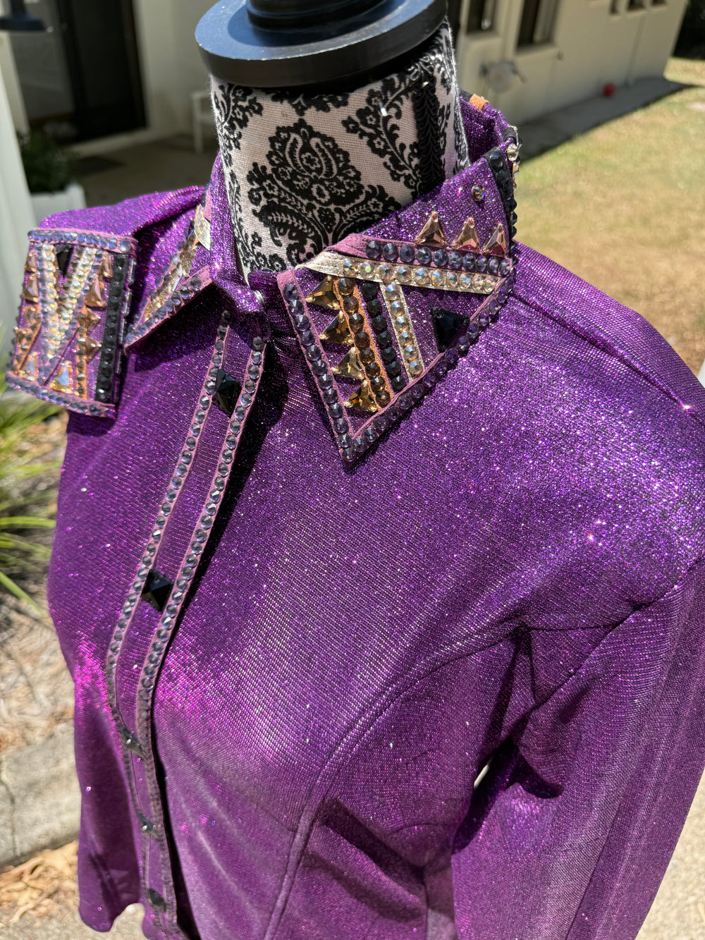 Purple Ultra Bling - Show Shirt