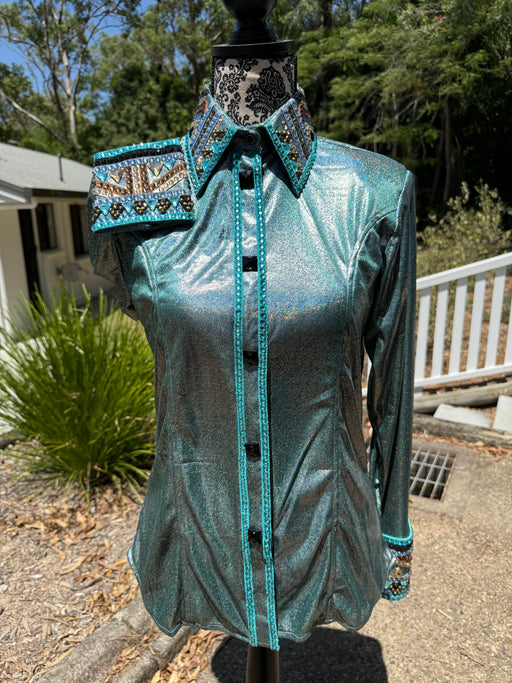 Turquoise Ultra Bling - Show Shirt
