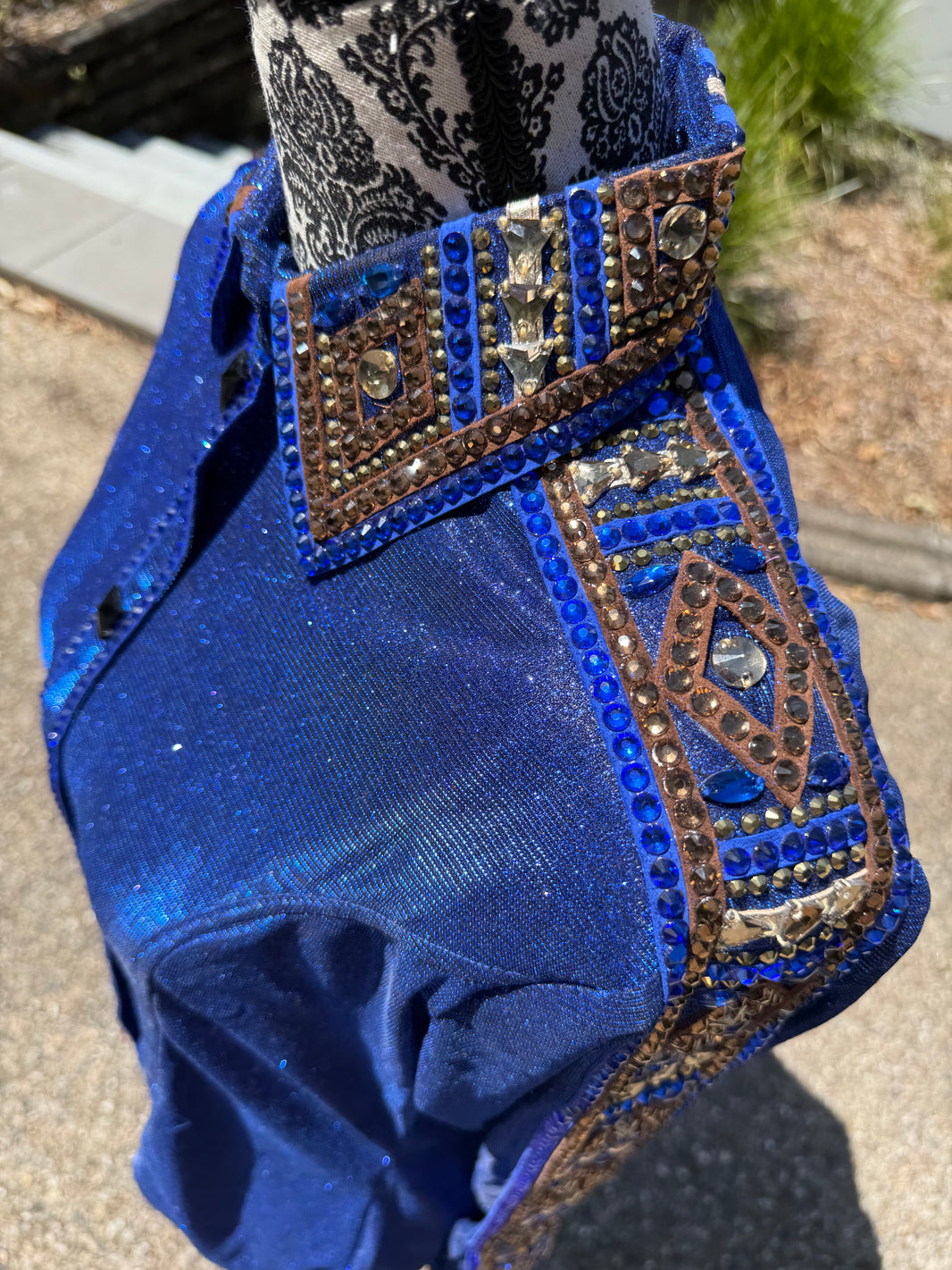 image Royal Blue Ultra Bling - Show Shirt