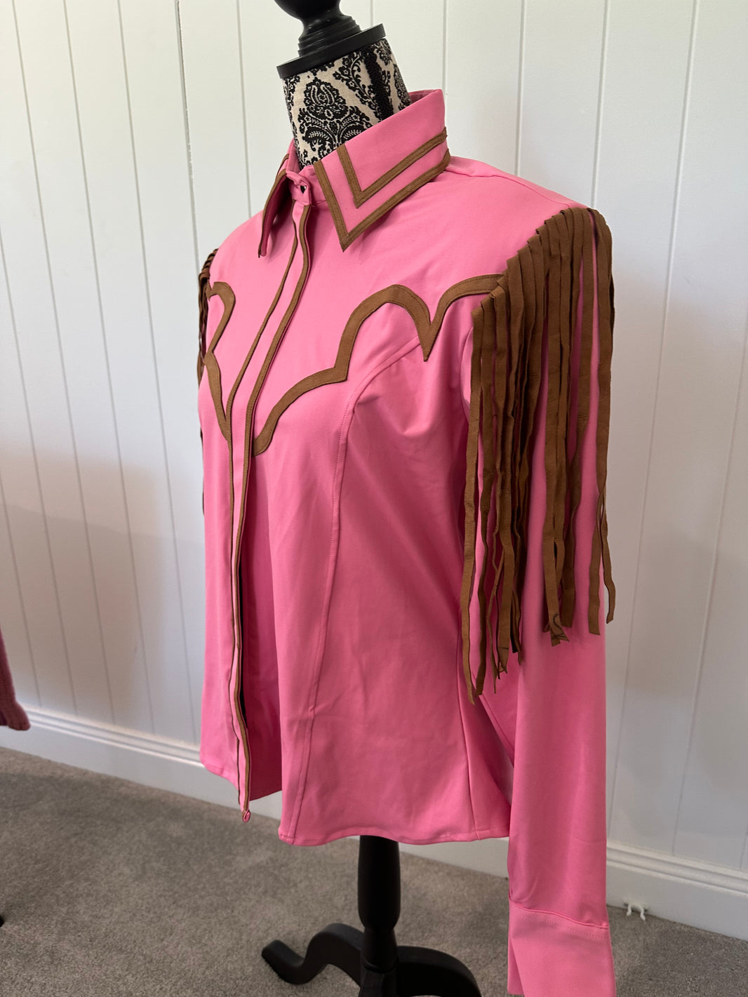 image Ranch Show Shirt - Tassel Pink Brown