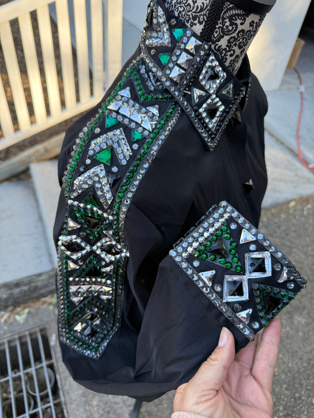 image Bling Show Shirt - Black Taffeta