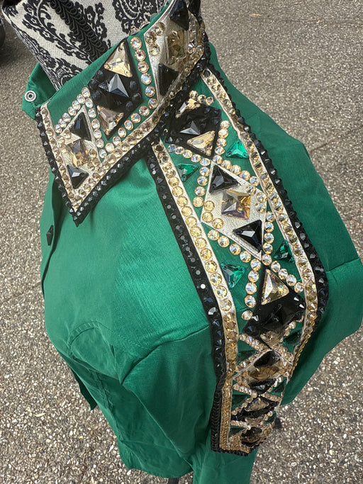 Bling Show Shirt - Emerald Green