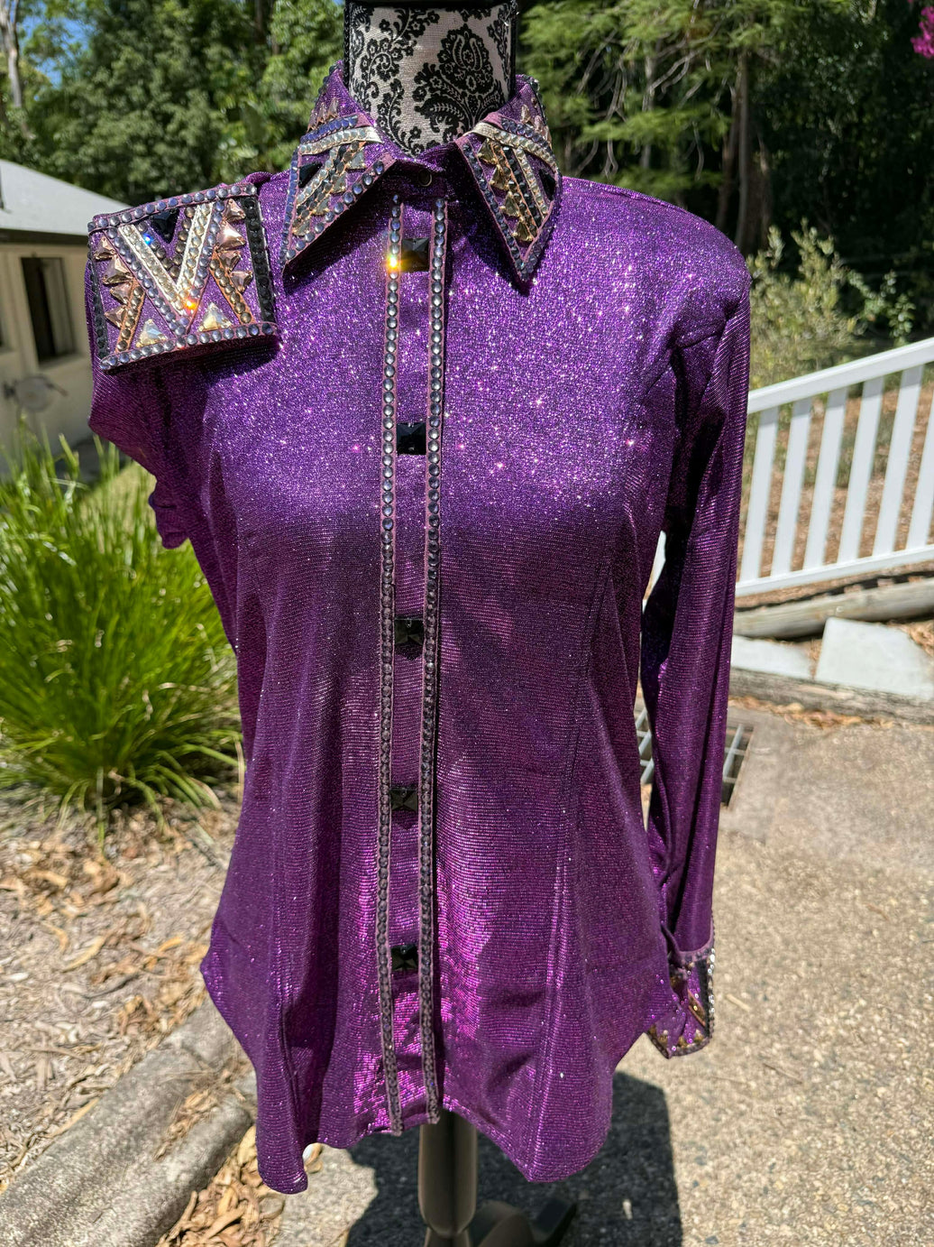 Purple Ultra Bling - Show Shirt