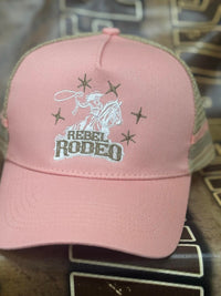 RR Trucker Cap - Ponytail Pink & Beige